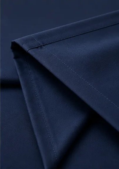 400 TC Premium Navy Blue Bedsheet view 3
