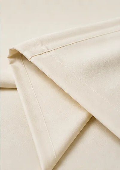 400 TC Premium Cream/Off-White Bedsheet view 3