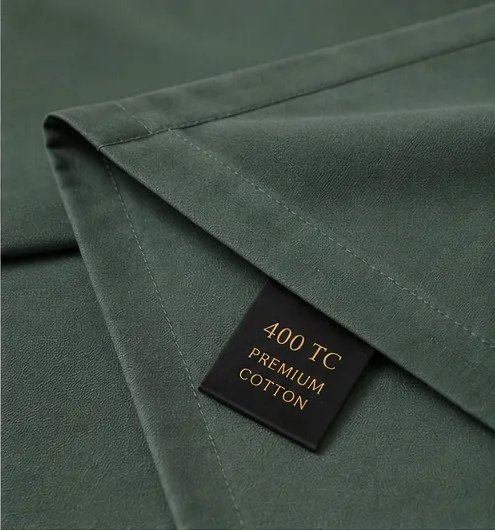 400 TC Premium Green Bedsheet view 3