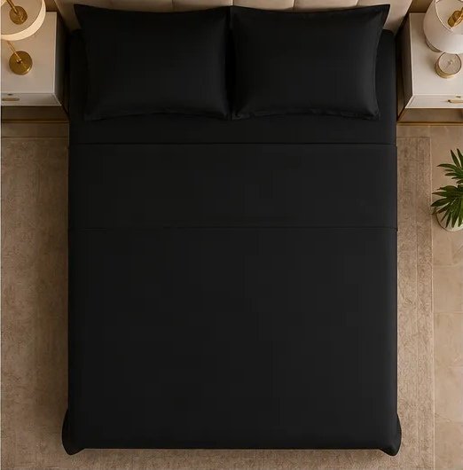 400 TC Premium Black Bedsheet view 4